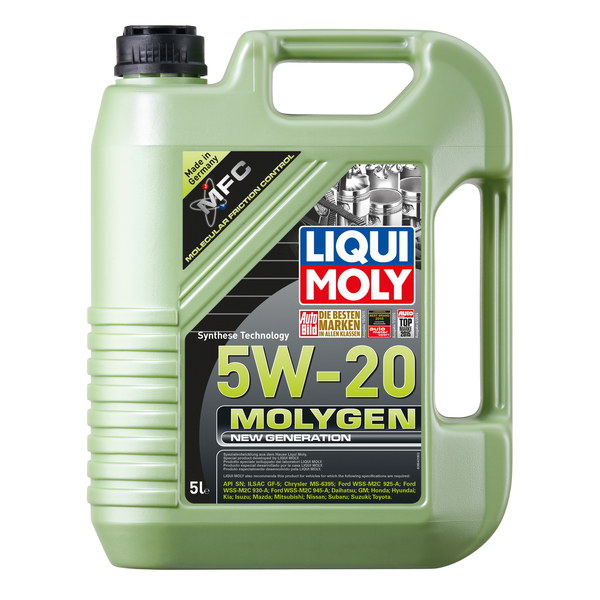LIQUI MOLY Molygen New Generation 5W-20 (5л) — инновационное моторное масло