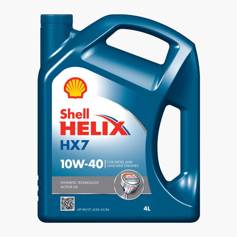 Shell Helix HX7 10W-40 (4л) — полусинтетическое моторное масло
