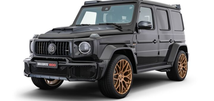 Brabus 800 Mercedes-AMG G63 «Black & Gold Edition» золотом блестит